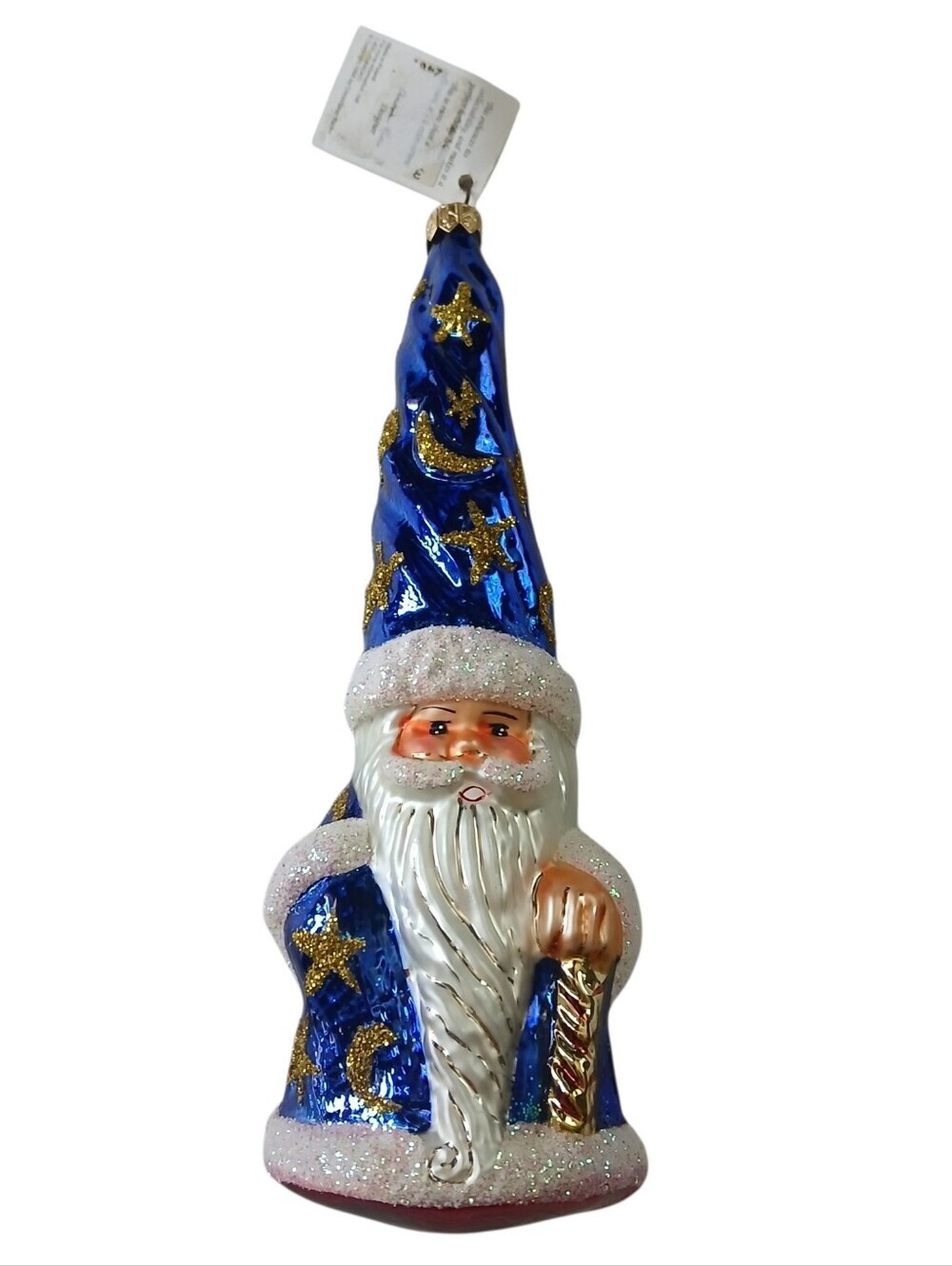 Christopher Radko Magic Munchkin Moon Wizard 96-240 Blue 8" Collectible NEW